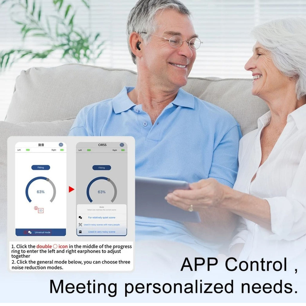 EarVoix® ITE Smart Hearing Device (App Controlled)
