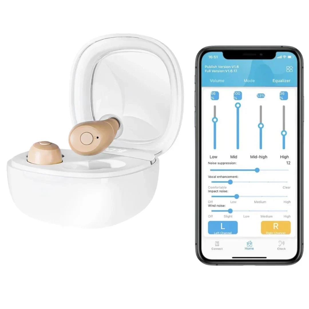 EarVoix®  ITE Smart Hearing Device (App Controlled)