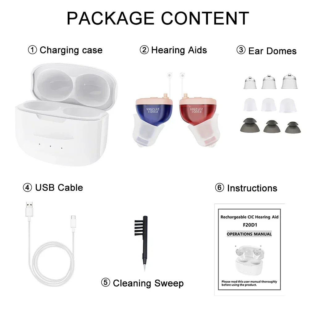 EarVoix® SereneSilence Invisible Hearing (Pair of 2)