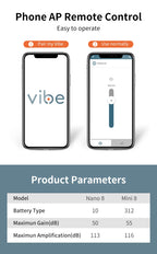 EarVoix® ITC Mini Invisible Hearing Solution (App Controlled)