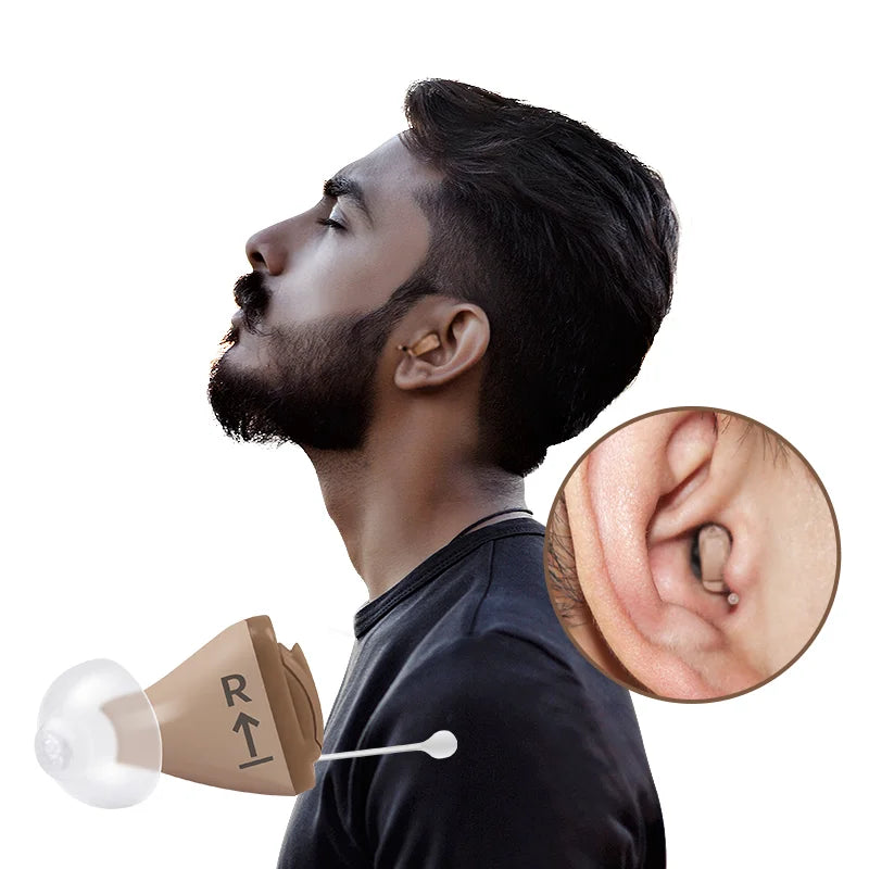 EarVoix® ITC Mini Invisible Hearing Solution (App Controlled)